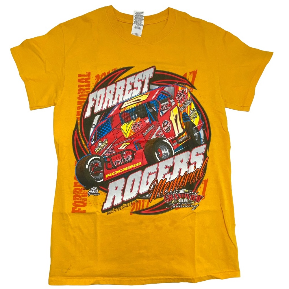 Forrest Rogers Bechtelsville PA Memorial Grand view Speedway Tshirt Sz Small